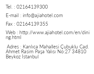 Ajia Hotel iletiim bilgileri